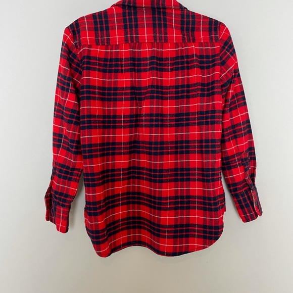 NWT Madewell Plaid Flannel Cargo Workshirt - Picture 9 of 11